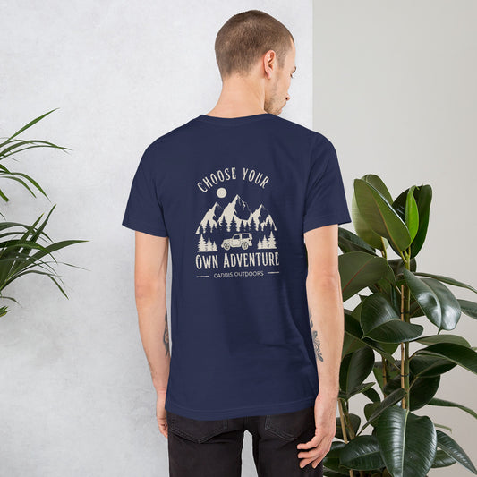 Caddis T-Shirt - Choose Your Own Adventure - White Lettering
