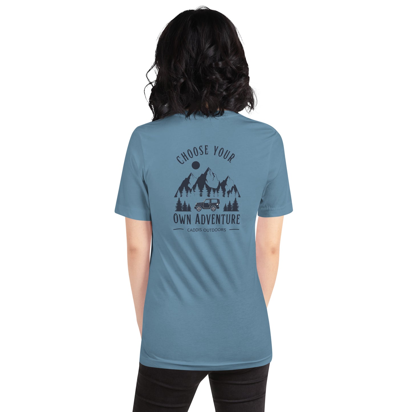 Caddis T-Shirt - Choose Your Own Adventure - Black Lettering
