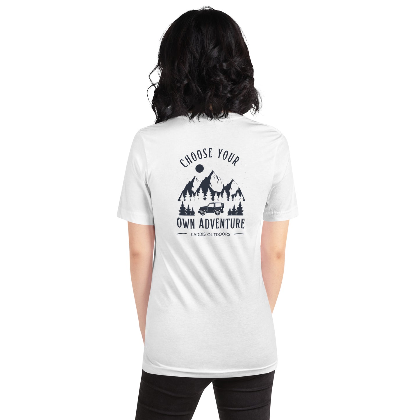 Caddis T-Shirt - Choose Your Own Adventure - Black Lettering