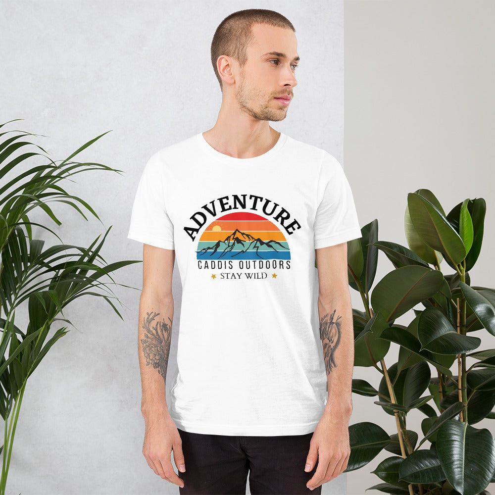 Caddis T-Shirt - Stay Wild - Black Lettering
